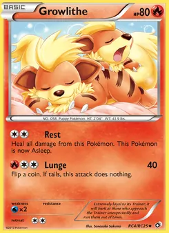 Growlithe, Legendary Treasures No. RC4