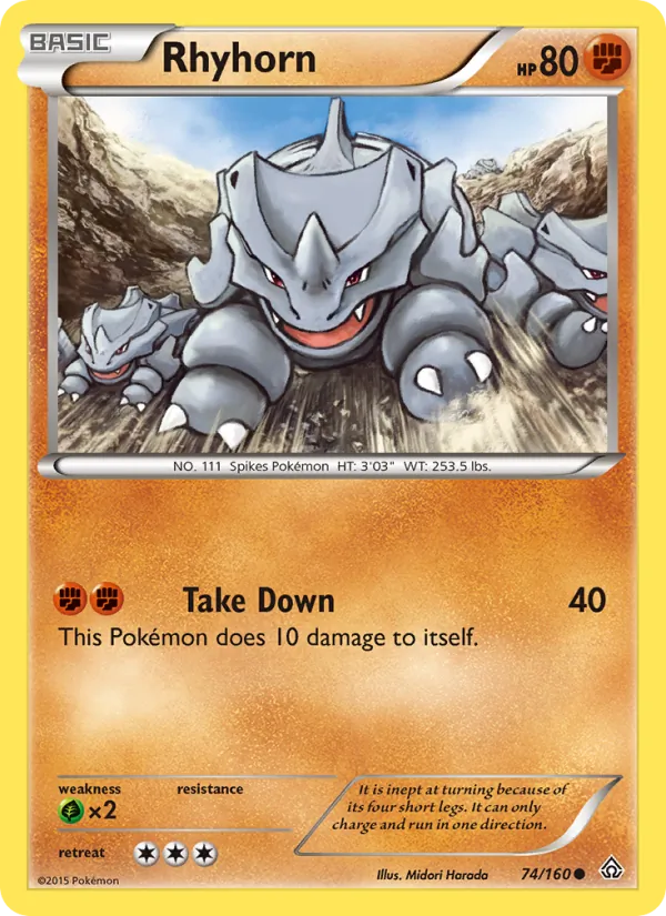 Rhyhorn, Primal Clash Nº 74