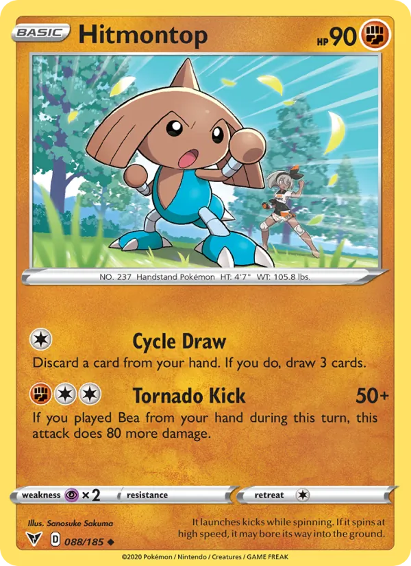 Hitmontop, Vivid Voltage Nº 88