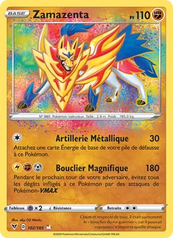 Zamazenta, Voltage Éclatant No. 102 Holo