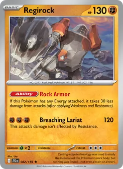 Regirock, Journey Together No. 082 Holo
