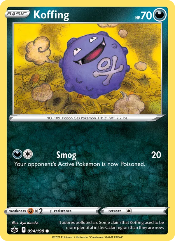 Koffing, Chilling Reign No. 94
