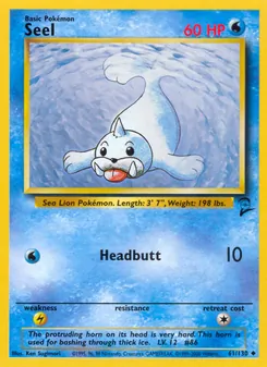 Seel, Base Set 2 No. 61 Normal