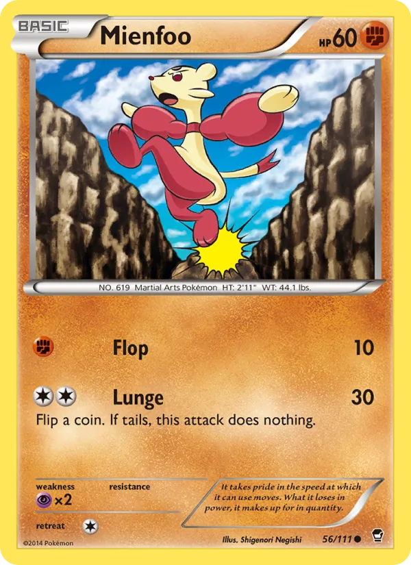 Mienfoo, Furious Fists No. 56