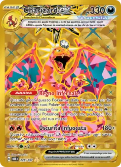 Charizard-ex, Ossidiana Infuocata No. 228 Holo