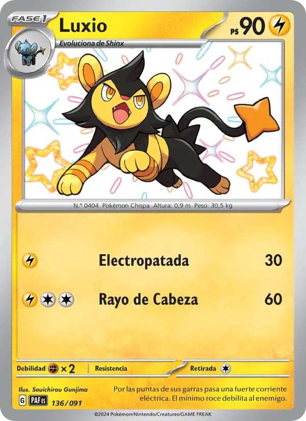 Luxio, Destinos de Paldea No. 136