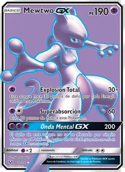 Mewtwo GX, Leyendas Luminosas Nº 72 Normal