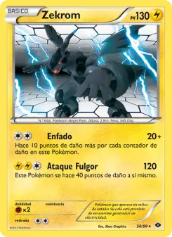 Zekrom, Próximos Destinos No. 50 Normal
