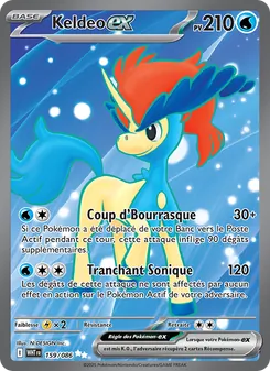 Keldeo-ex, Flamme Blanche No. 159 Holo