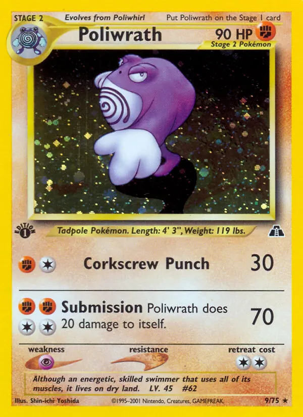 Poliwrath, Neo Discovery No. 9