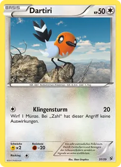Dartiri, Willkommen in Kalos No. 31 Normal