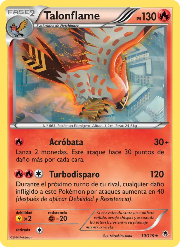 Talonflame, Fuerzas Fantasmales No. 10