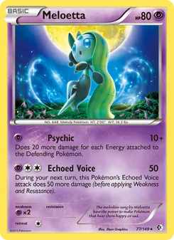 Meloetta, Boundaries Crossed No. 77 Normal