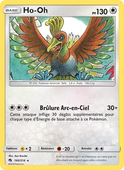Ho-Oh, Tonnerre Perdu No. 160 Normal
