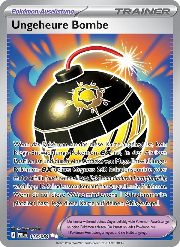 Ungeheure Bombe, Dunkelnacht Nº 113