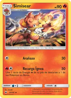 Simisear, Sombras Ardientes No. 23 Normal