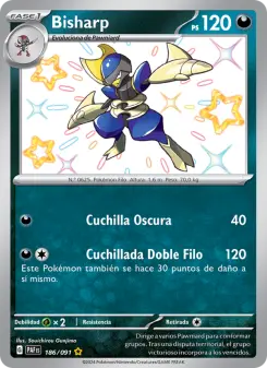 Bisharp, Destinos de Paldea Nº 186 Holo