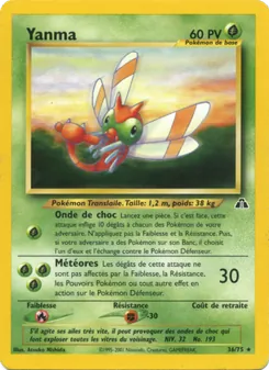 Yanma, Neo Discovery Nº 36 Normal