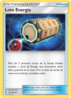 Loto Energía, Albor de Guadianes Nº 122 Normal