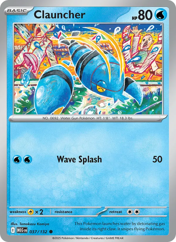 Clauncher, Mega Evolution Nº 037