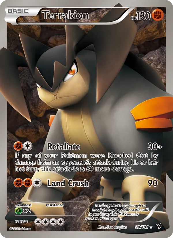 Terrakion, Noble Victories Nº 99