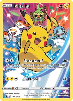 Pikachu, SCSC Promokarten No. SWSH020 Holo
