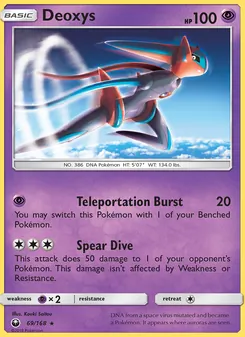 Deoxys, Celestial Storm Nº 69 Normal