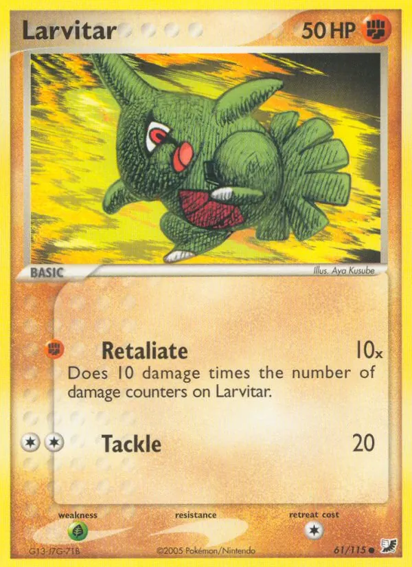Larvitar, Unseen Forces No. 61