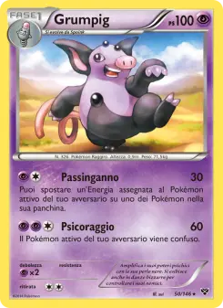Grumpig, XY No. 50 Normal