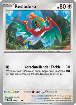 Resladero, Prismatische Entwicklungen No. 089 Normal