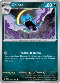 Golbat, 151 Nº 042 Normal