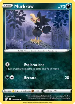 Murkrow, Stili di Lotta No. 93 Normal