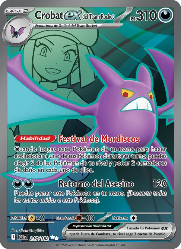 Crobat ex del Team Rocket, Rivales Predestinados No. 217