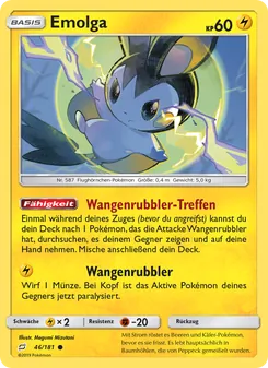 Emolga, Teams Sind Trumpf Nº 46 Normal