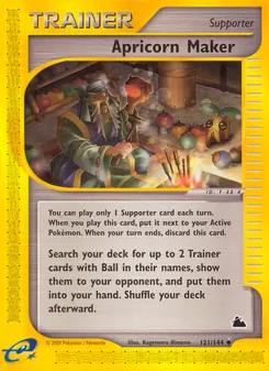 Apricorn Maker, Skyridge Nº 121 Normal