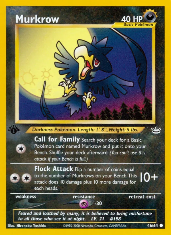 Murkrow, Neo Revelation No. 46