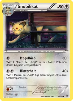 Snobilikat, Ewiger Anfang Nº 62 Normal