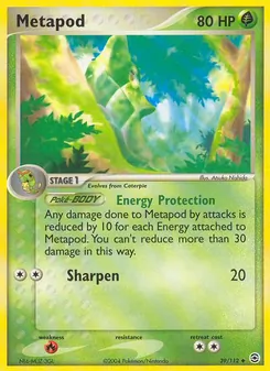 Metapod, FireRed & LeafGreen No. 39 Normal