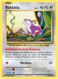 Rattata, Evoluciones No. 66 Normal