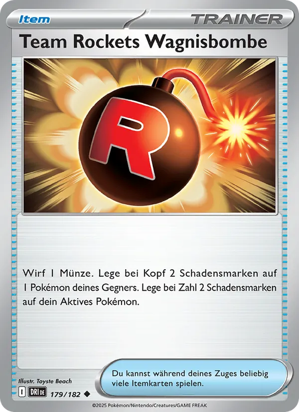 Team Rockets Wagnisbombe, Ewige Rivalen No. 179