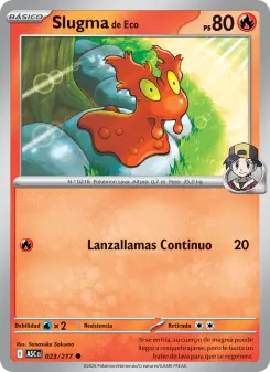 Slugma de Eco, Héroes Ascendentes No. 023 Normal