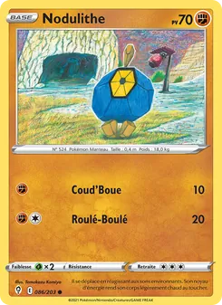 Nodulithe, Évolution Céleste Nº 86 Normal