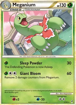 Meganium, Call of Legends Nº 27 Normal