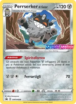 Perrserker di Galar, SPSC Promo No. SWSH008 Holo