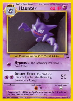 Haunter, Base Set 2 No. 43 Normal