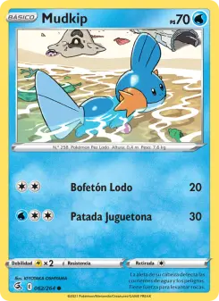 Mudkip, Golpe Fusión No. 62 Normal