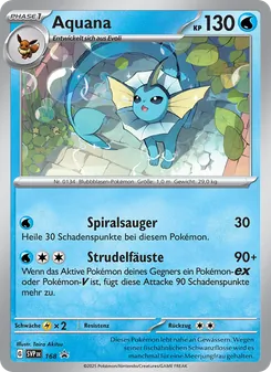 Aquana, SVP Black Star Promos No. 168 Holo