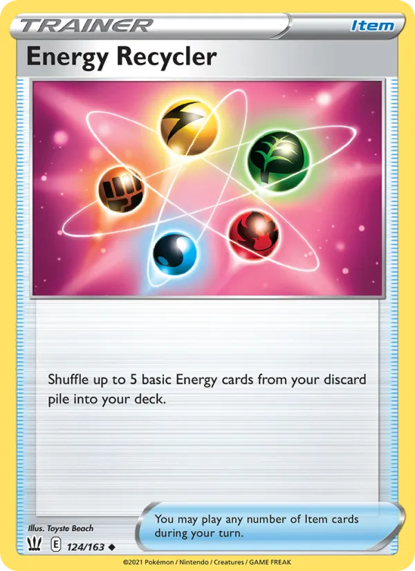 Energy Recycler, Battle Styles No. 124