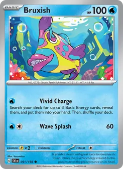 Bruxish, Scarlet & Violet No. 051 Normal