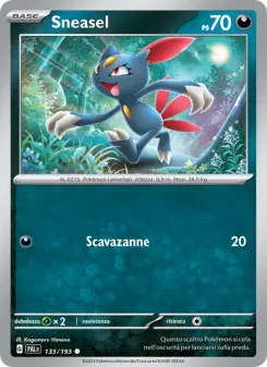 Sneasel, Evoluzioni a Paldea Nº 133 Normal